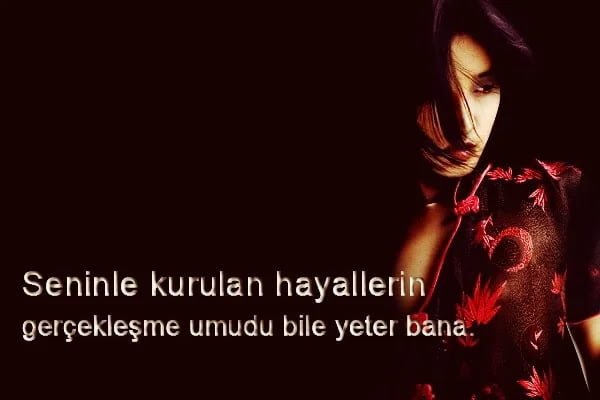 etkileyici aşk sözleri