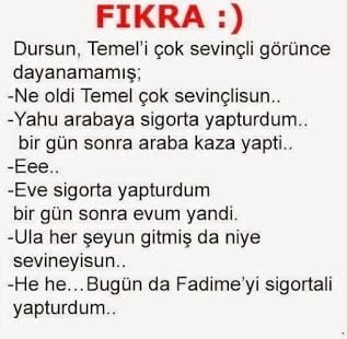 Komik Fıkralar / Resimli Kısa / Paylaş