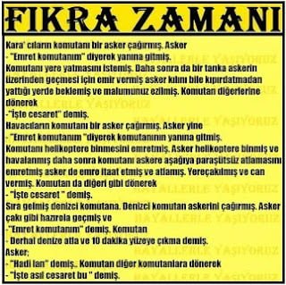 Komik Fıkralar kısa esprili