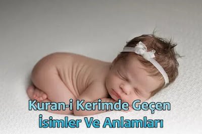 Kuran-ı Kerimde Geçen İsimler Ve Anlamları