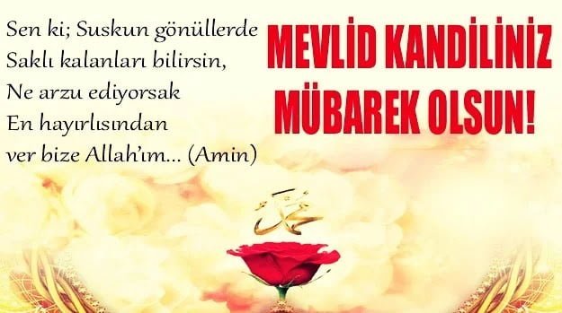 Resimli Mevlid Kandili Sözleri Resimli Mevlid Kandili Sözleri