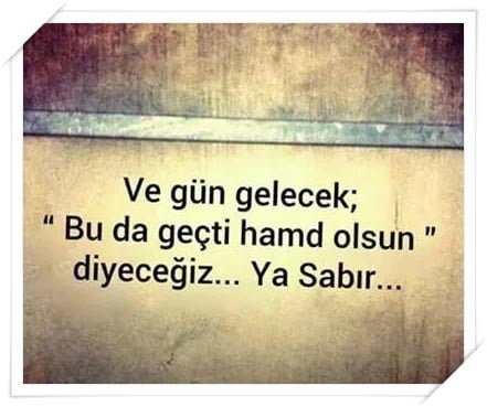 Sabır Sözleri kısa