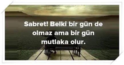 sabırla ilgili güzel kısa sözler