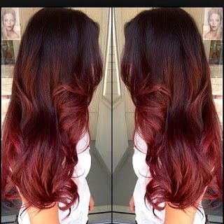 Viyole Kızıl Saç Modelleri