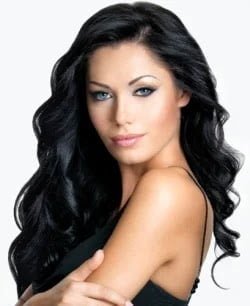 Viyole Siyah Saç Modelleri