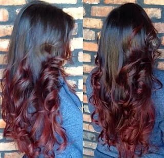 Viyole Siyah Saç Modelleri