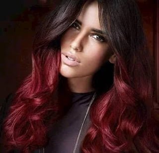 Viyole Kızıl Saç Modelleri
