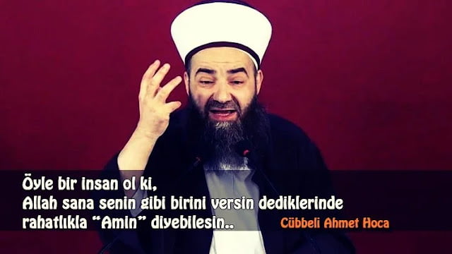 Cübbeli Ahmet Hoca Sözleri