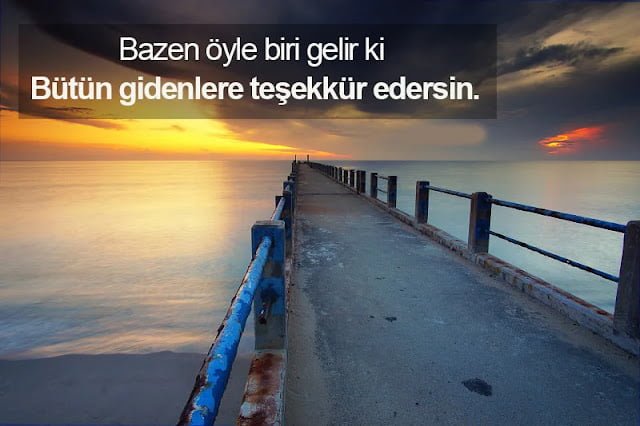 Giden Sevgiliye Sözler
