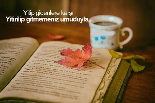 Giden Sevgiliye Sözler