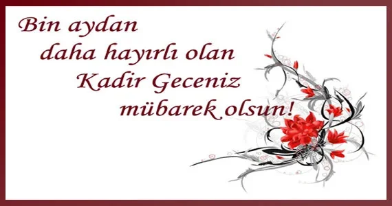 Kadir Gecesi İle İlgili Mesajlar