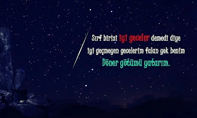 Komik İyi Geceler Mesajları