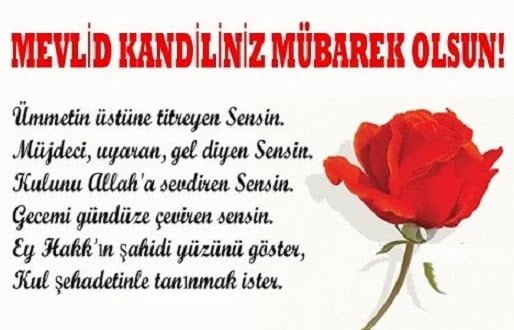 Mevlid Kandili Sözleri