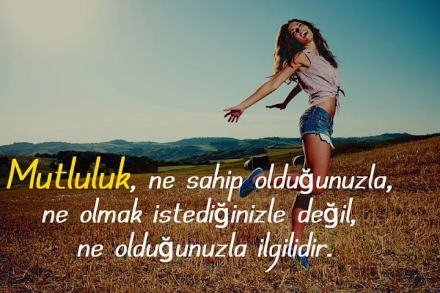 Mutluluğu Anlatan Sözler