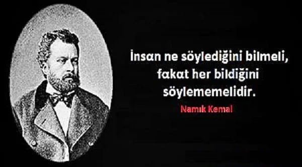 Namık Kemal Sözleri