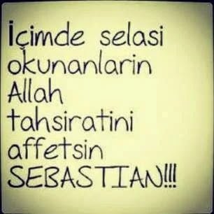 Sebastian Sözleri Sebastian Sözleri