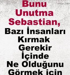 Sebastian Sözleri Sebastian Sözleri