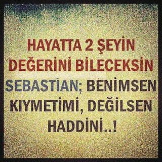Sebastian Sözleri Sebastian Replikleri