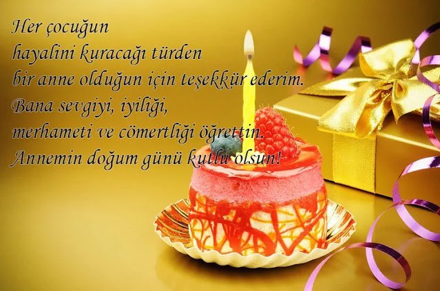 Annelere Mutlu Doğum Günü Sözleri