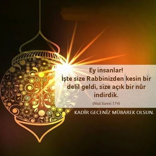 kadir gecesi mesajları