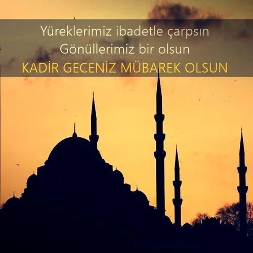 resimli kadir gecesi mesajı