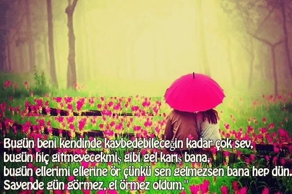 Sevgiliye Etkileyici Aşk Sözleri