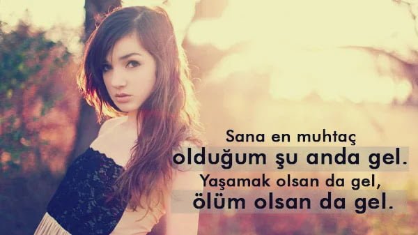 En Çok Beğenilen Aşk Sözleri, Sevgiliye, Anlamlı
