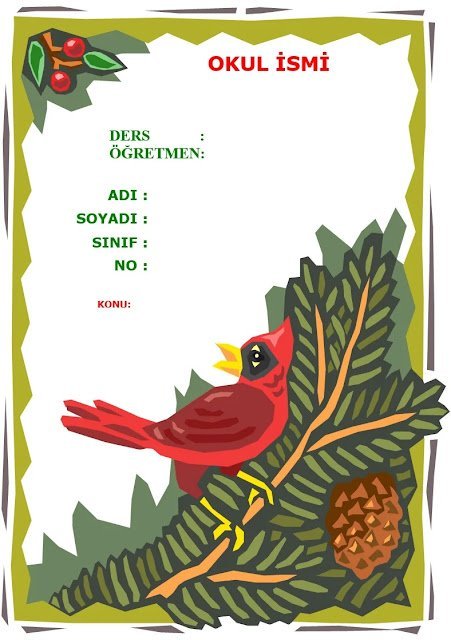 ödev kapakları ödev kapakları