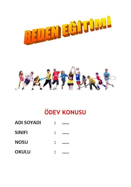 ödev kapakları ödev kapakları