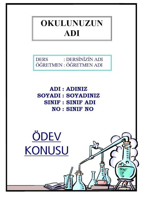 ödev kapakları ödev kapakları