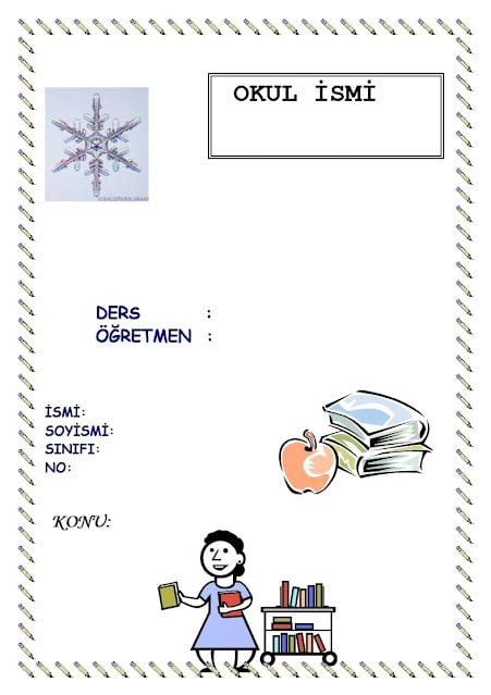 ödev kapakları ödev kapakları