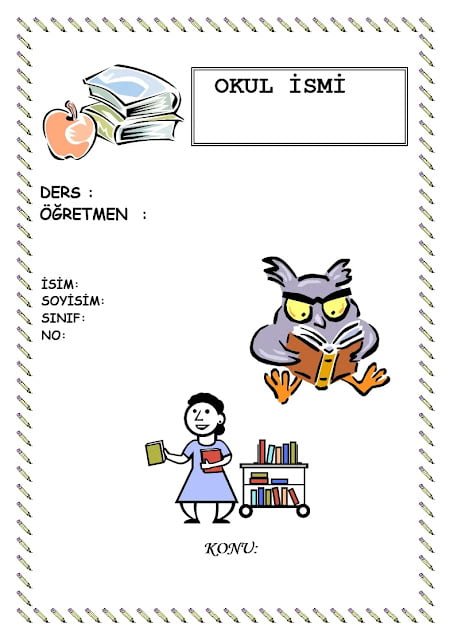 ödev kapakları ödev kapakları