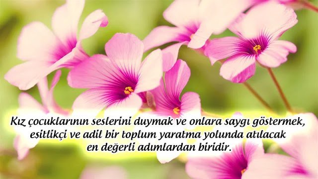 Dünya Kız Çocukları Günü Dünya Kız Çocukları Günü