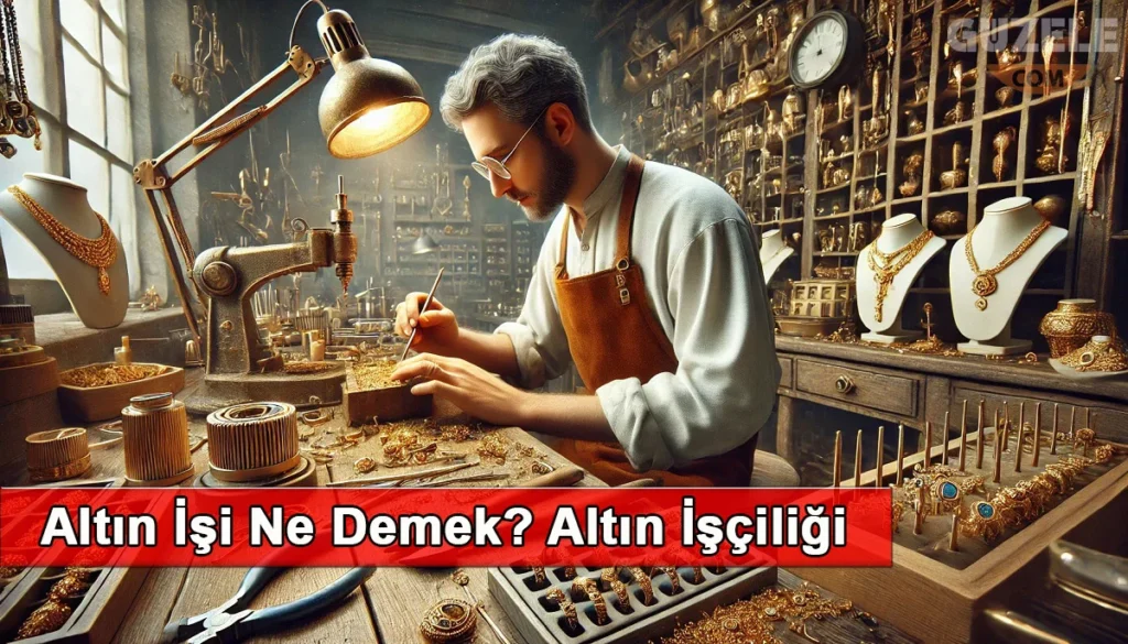 Altın İşi Ne Demek? Altın İşçiliği Altın İşi