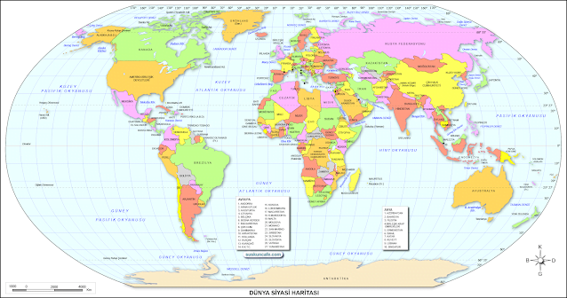 Dünya Siyasi Haritası Dünya Siyasi Haritası