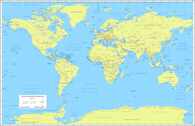 Dünya Siyasi Haritası Dünya Siyasi Haritası