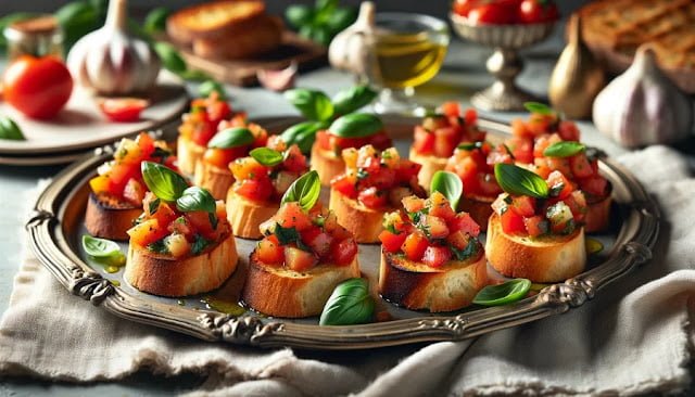 Mini Bruschetta Kanepe