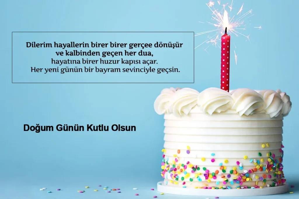 Anlamlı Doğum Günü Kutlama Mesajı