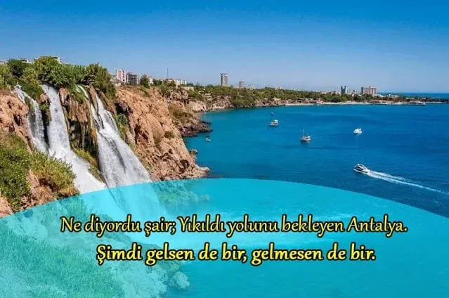 Antalya ile ilgili sözler