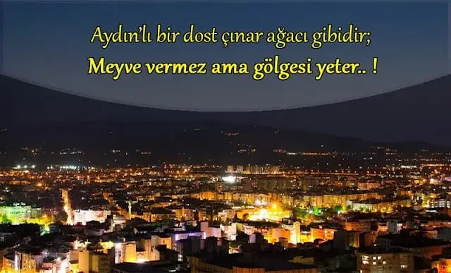 Aydın ile ilgili sözler