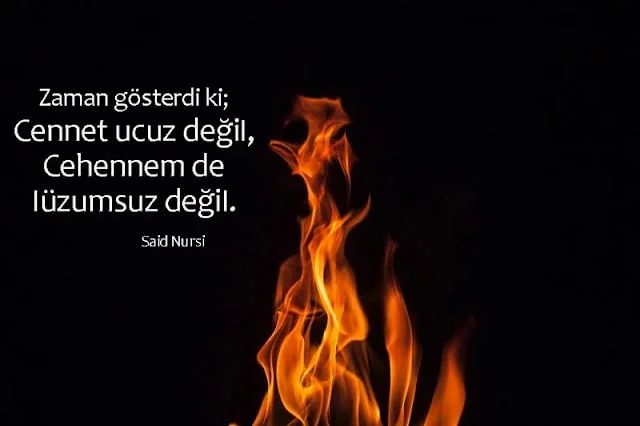 Cehennem İle İlgili Sözler