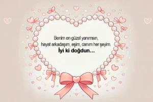 Eşime Doğum Günü Kutlama Mesajları