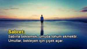 Sabır İle İlgili Sözler