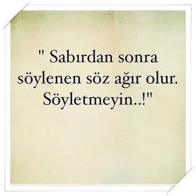 Sabır Mesajları