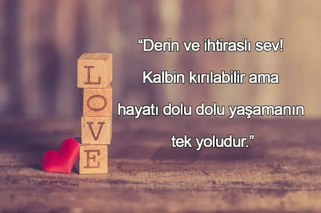 Sevgiyi Anlatan Sözler Duygusal