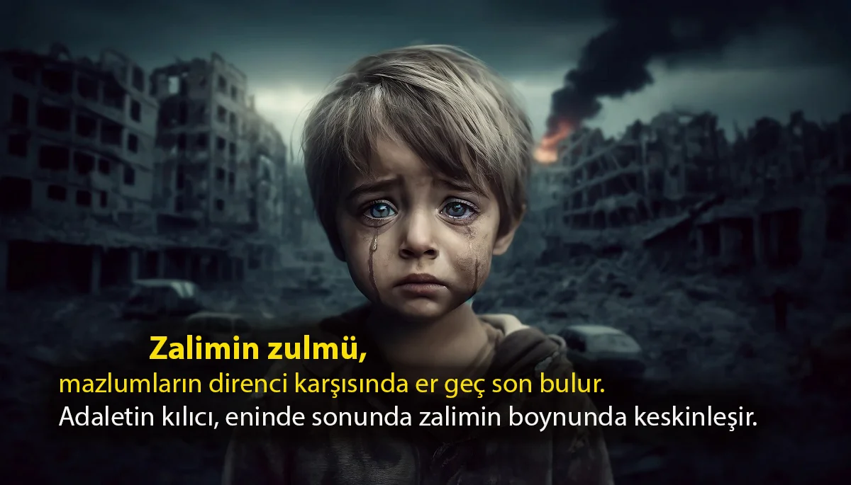 Zulüm ile İlgili Anlamlı Sözler