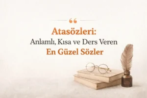 Ata Sözleri / Anlamlı / Kısa Atasözleri