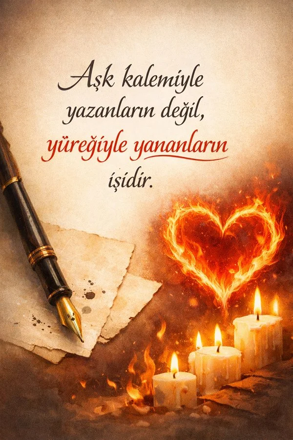 duygusal aşk sözü kısa