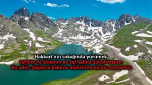 Hakkari İle İlgili Sözler