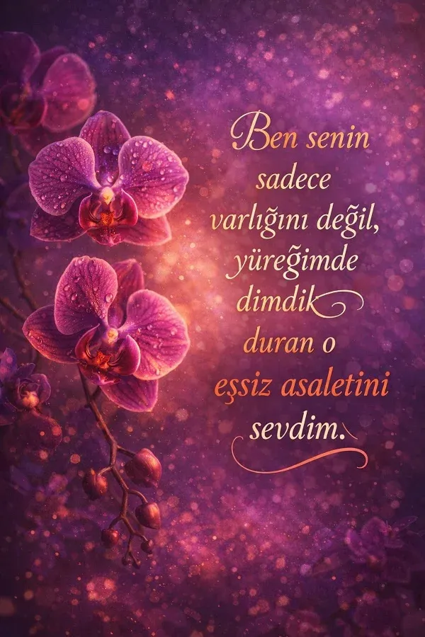 Kalpten Gelen Anlamlı Aşk Sözü